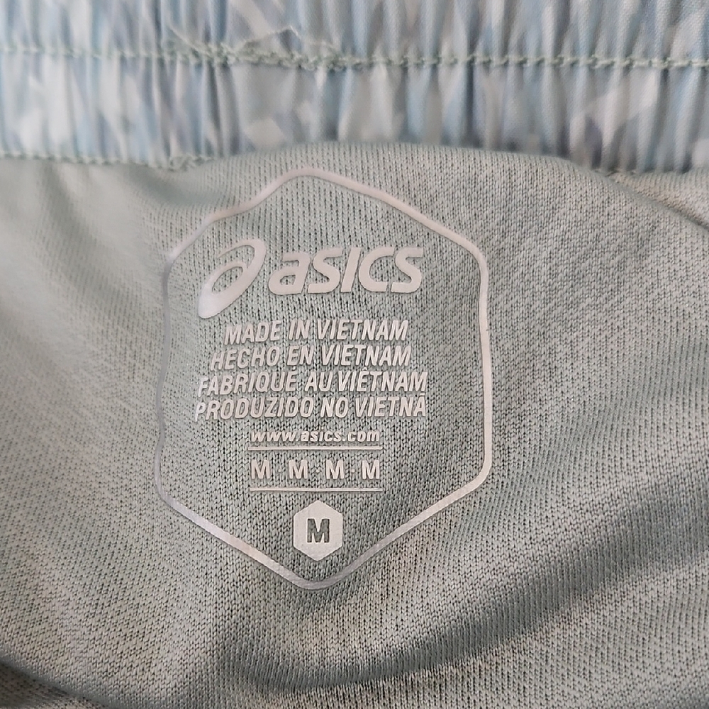 Asics Sky Blue Athletic Shorts Size Medium - Picture 5 of 9